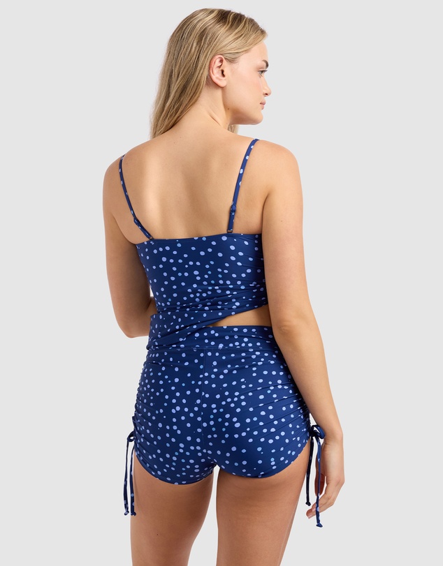 Seafolly - Dolce Dot Side Ruched Swim Shorts