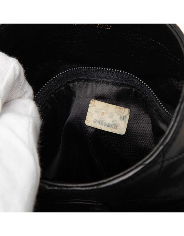 Pre-Loved by Azura Reborn - Pre-Loved Mini Quilted Lambskin Canteen Tassel Vanity Case