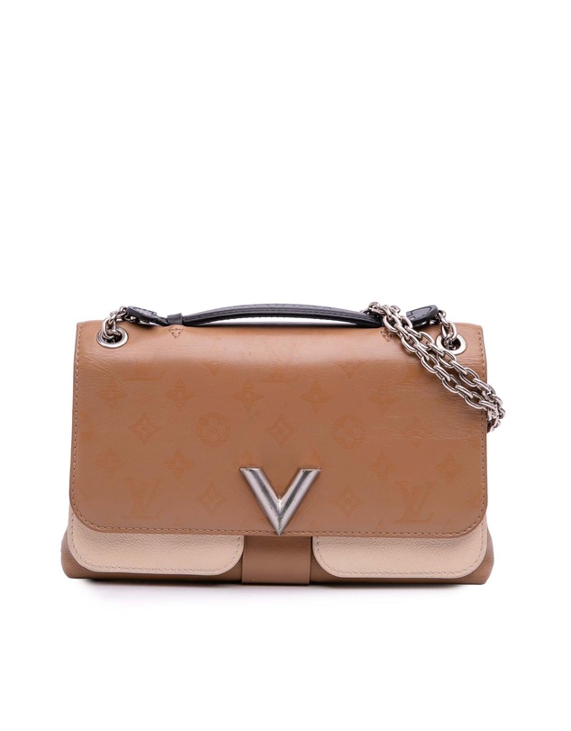 Pre-Loved by Azura Reborn - Pre-Loved Monogram Cuir Plume Ecume Very Chain Satchel