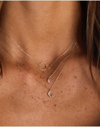 Luna Rae - Solid Gold - Venus Necklace