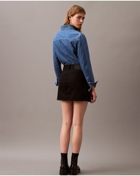Calvin Klein Jeans - High Rise Denim Mini Skirt