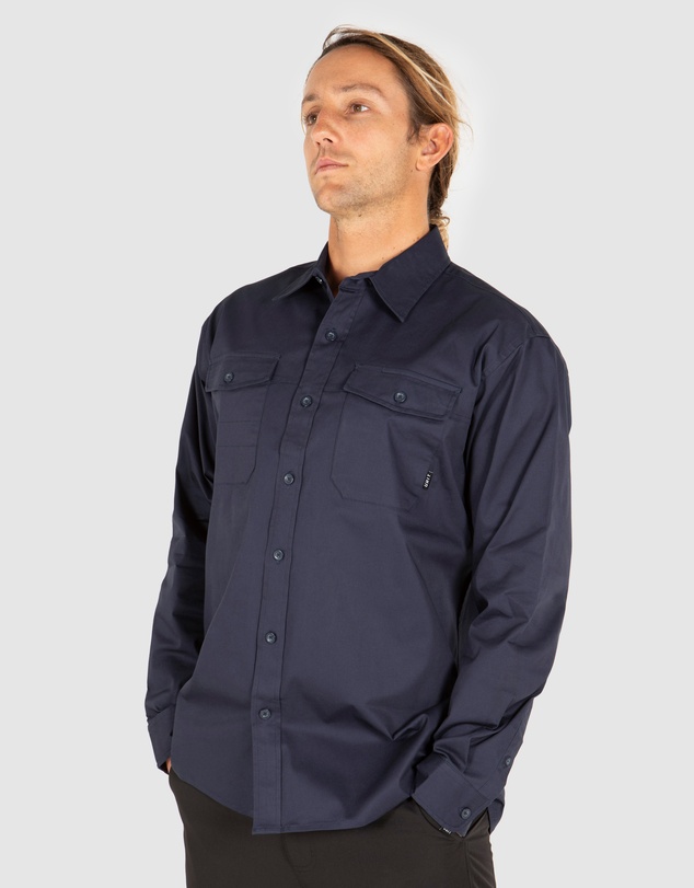 UNIT Workwear - UNIT Mens Long Sleeve Task Work Drill Shirt