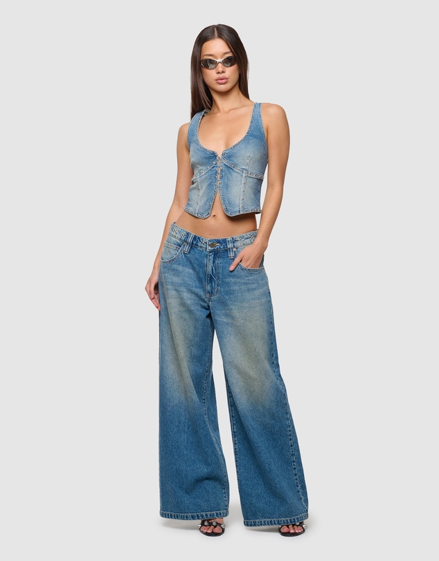 Abrand - 99 Super Baggy Celeste Stud Recycled
