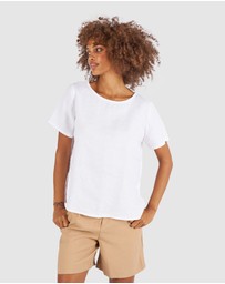 CAMIXA - Teena Linen T-shirt Top
