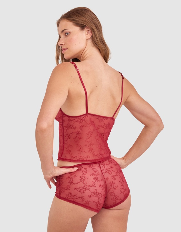 Bras N Things - Night Games Fainthearted Cami - Berry