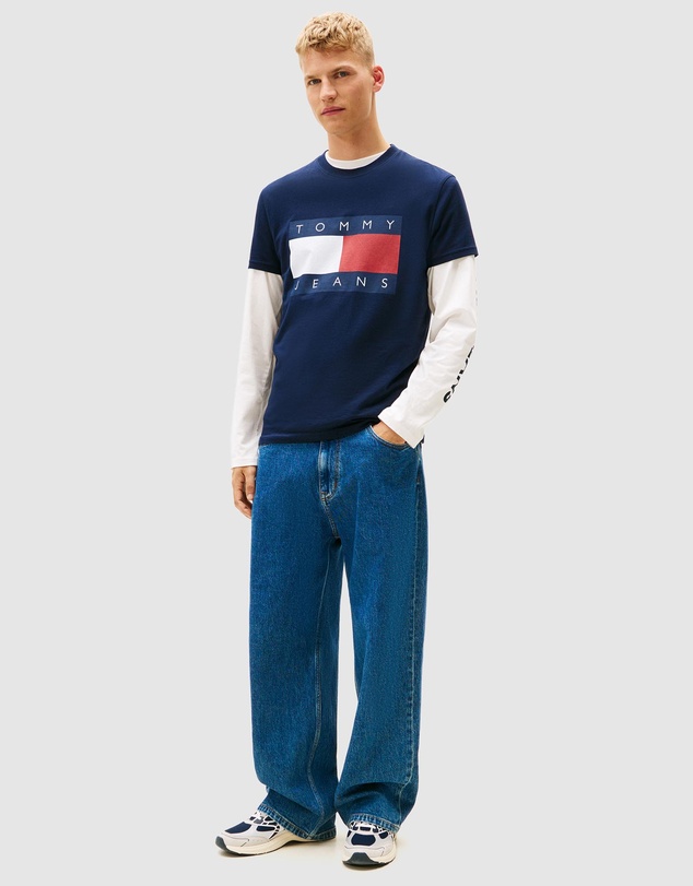 Tommy Jeans - Regular Big Flag Short Sleeve Tee