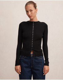 Forever New - Francis Button Detail Top