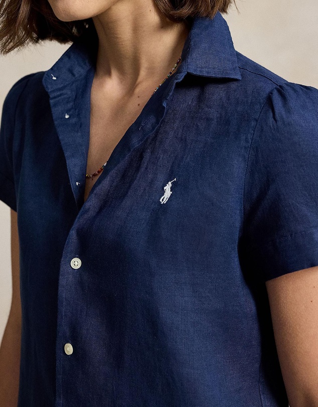Polo Ralph Lauren - Linen Short-Sleeve Shirt - The ICONIC Exclusive