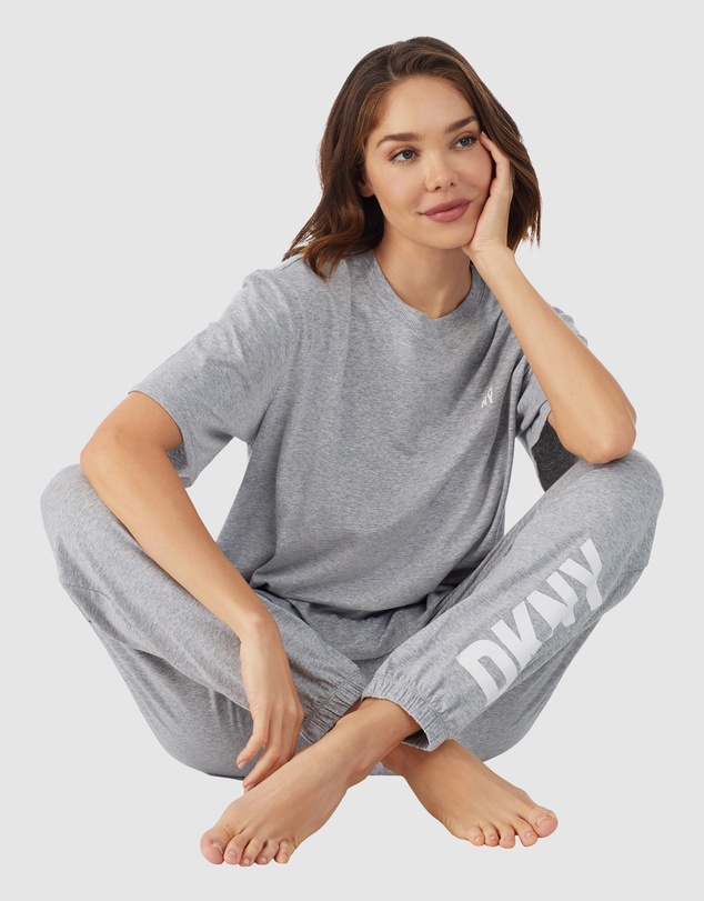 DKNY - Cotton & Viscose Jersey Short Sleeve Pyjama Top