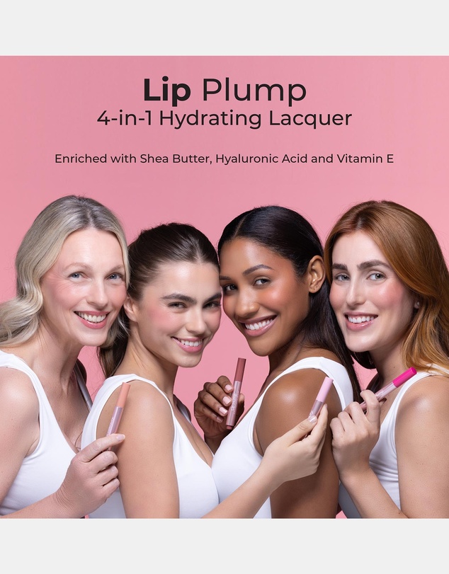 MCoBeauty - Lip Plump 4-in-1 Hydrating Lacquer - Emily (Nude Pink)