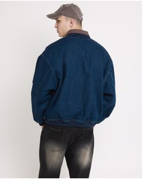 Spencer Project - Raven Denim Bomber Jacket