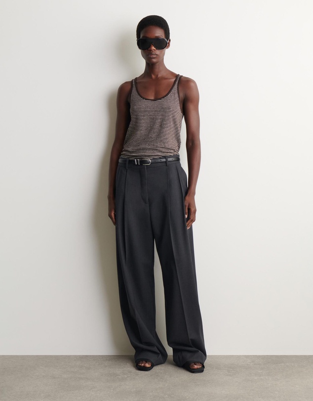 COS - Linen-Jersey Tank Top