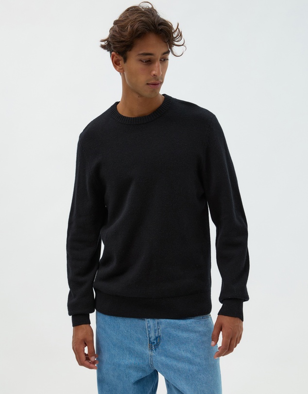 AERE - Premium Wool Crew Neck Knit Jumper