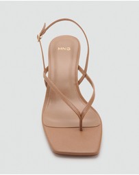 M.N.G - Strappy Heeled Sandals