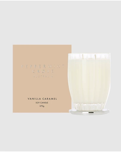 Peppermint Grove - Vanilla Caramel Large Candle - 370g