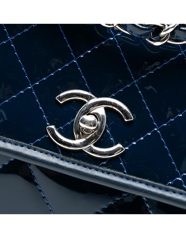 Pre-Loved by Azura Reborn - Pre-Loved Quilted Patent In The Business Flap