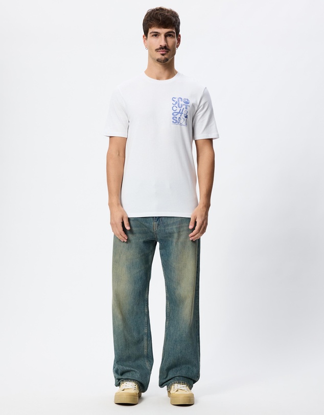 Scotch & Soda - Regular Fit Left Chest Logo T-Shirt