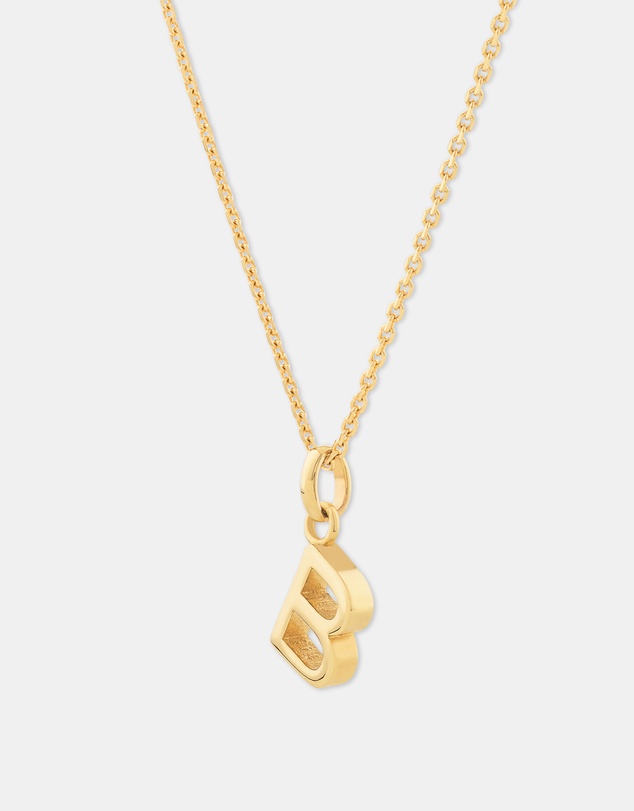 Michael Hill - B Initial Pendant in 10kt Yellow Gold
