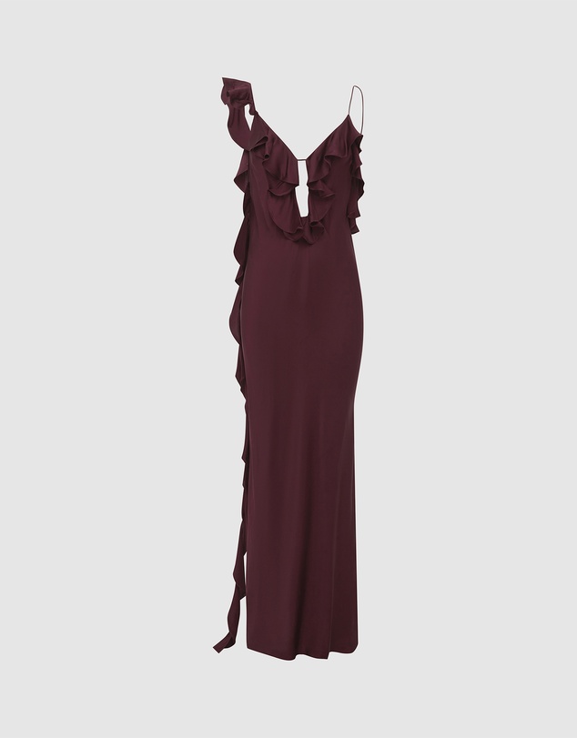 Shona Joy - Agnes Ruffle Slip Maxi Dress
