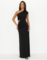 Dazie - Shoreline One-Shoulder Maxi Dress