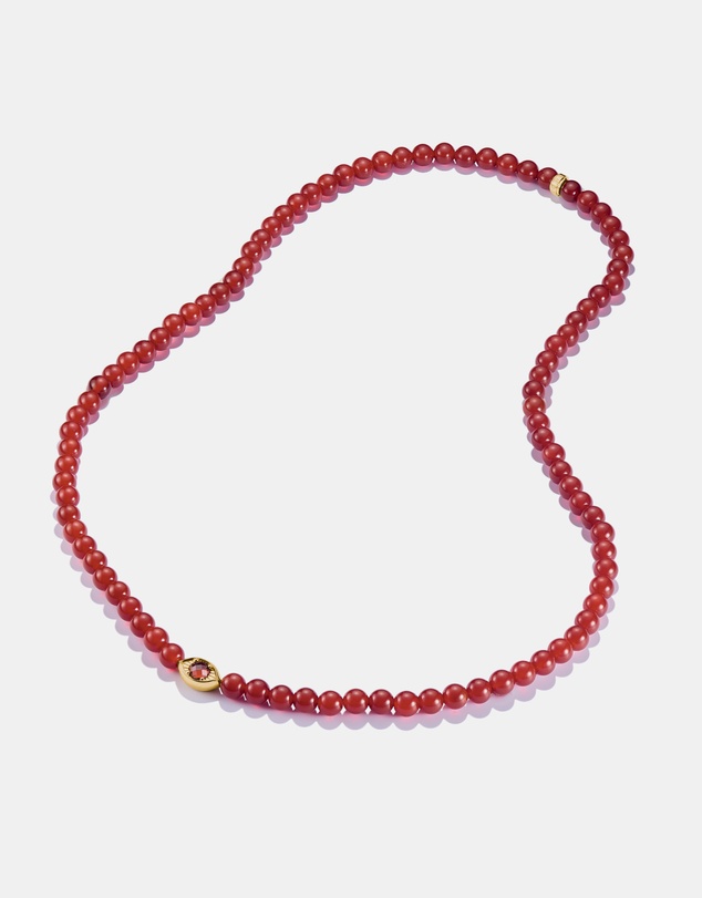 THOMAS SABO - THOMAS SABO Elyndra Necklace with Red Agate Beads