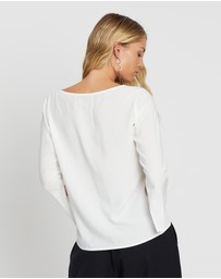KAJA Clothing - Diana Top-White