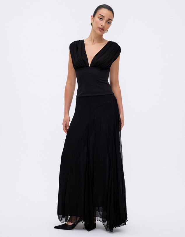 Minima Esenciales - Elara Asym Hem Midi Skirt