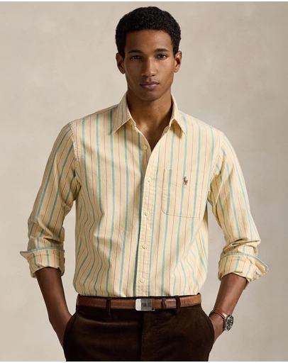 Polo Ralph Lauren - ICONIC EXCLUSIVE - Custom Fit Striped Oxford Shirt