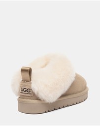 EVERAU - Australian Shepherd Ugg Glacial Kids Cow Suede Upper UGG Boots