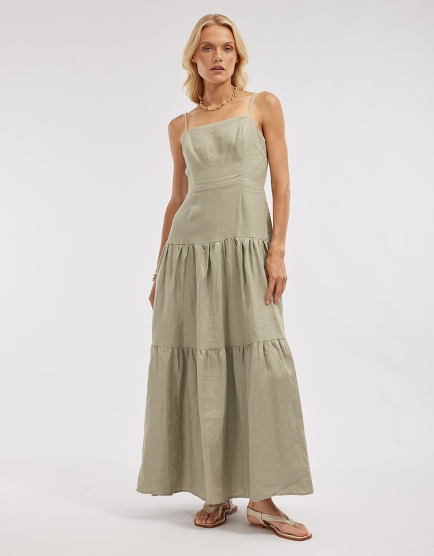 Amelius - Sorrento Linen Maxi Dress