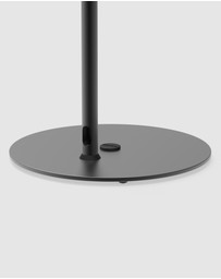 iWorld - Kanto SLH Universal Height Adjustable Speaker Stands for Satellites up to 4.1 kg - Black, Pair