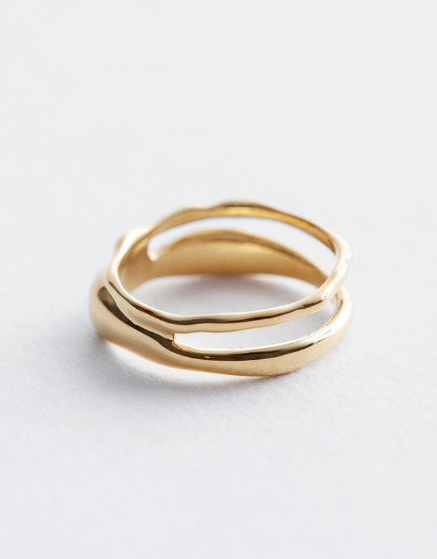 & Other Stories - Sculpted Double-Wrap Ring