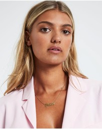 Alice In The Eve - 14k Gold Pisces Star Sign Necklace