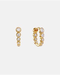 SAINT VALENTINE - Crescendo Oval Hoops - Gold