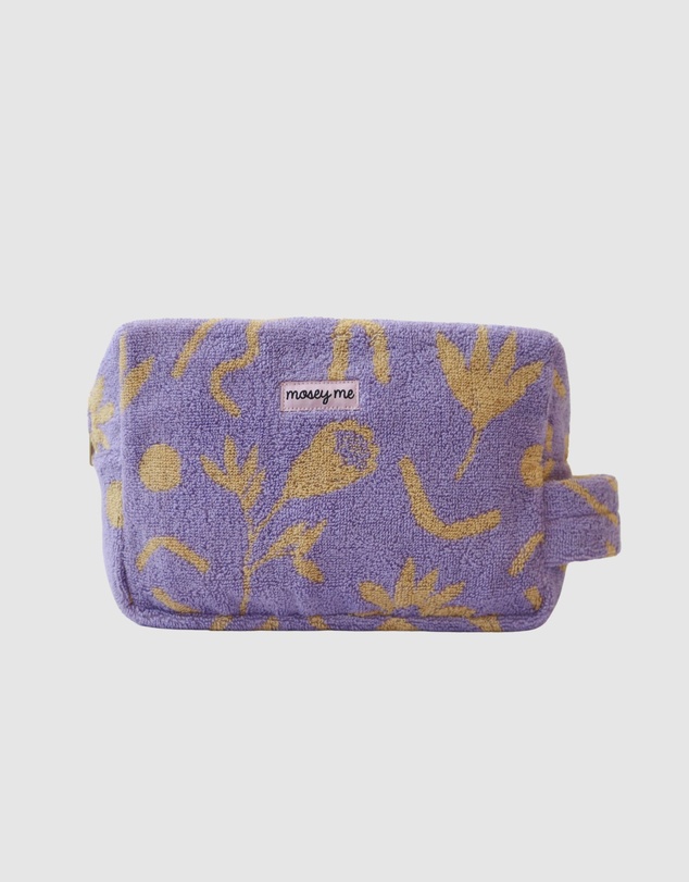 Mosey Me - Floral Dreams Terry Toiletry Bag