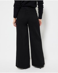 Commonry - Elasticated Wide Leg Jean