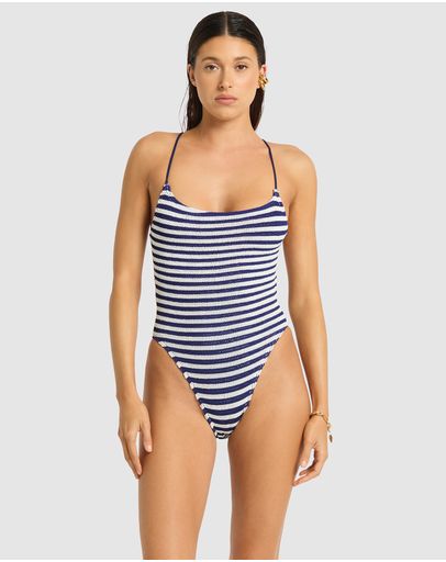 Navy & White