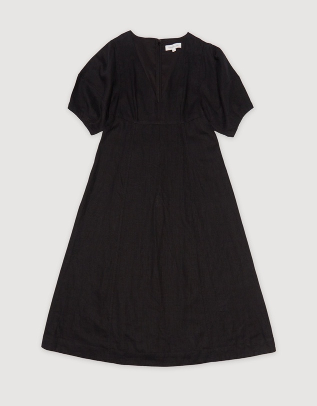 Revibe - Repaired Assembly Label Linen Dress