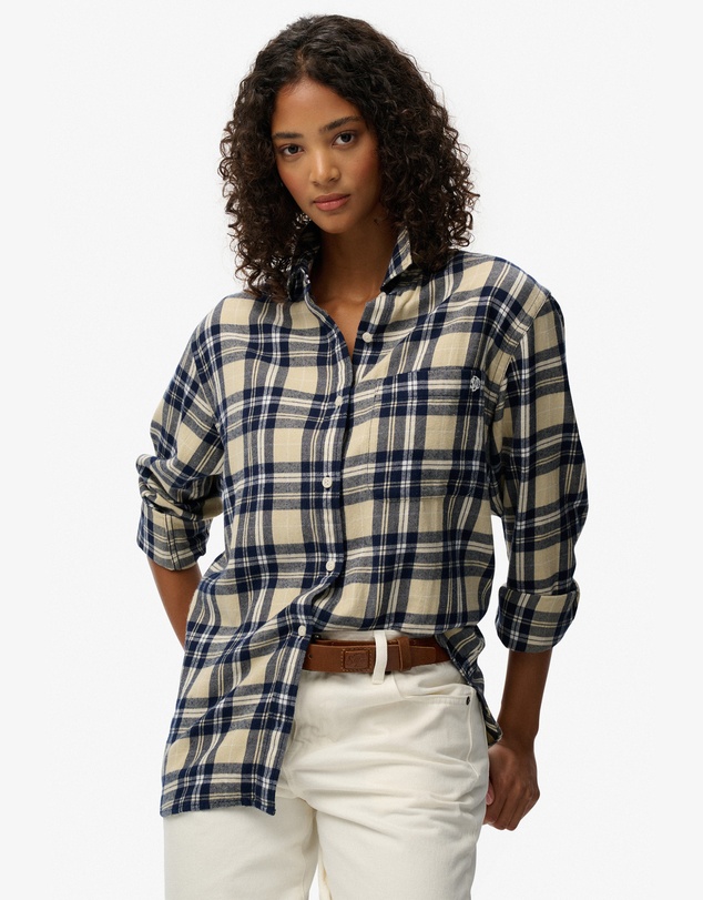 Superdry - Check Flannel Boyfriend Shirt