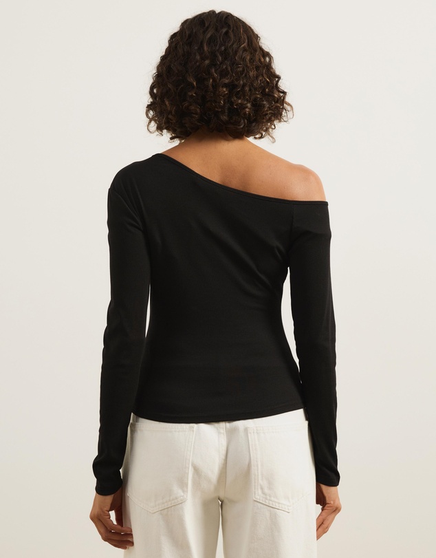 Atmos&Here - Samantha Off-Shoulder Rib Top
