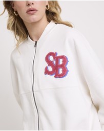 Subtitled - Subtitled Emblem Bomber Jacket