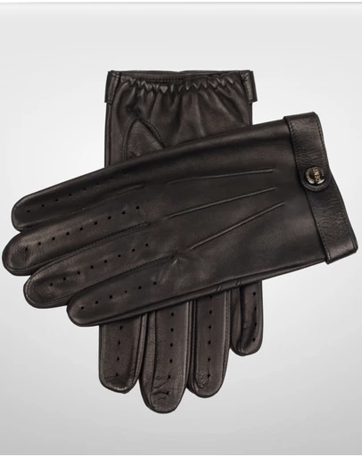 DENTS - Unlined Leather Driving Gloves Made In England Daniel Craig Fleming