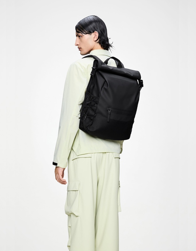 RAINS - Trail Mountaineer Rolltop Black