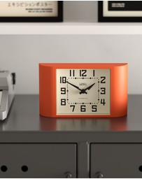 Newgate - Newgate Mini Metro Mantel Clock-Pumpkin Orange