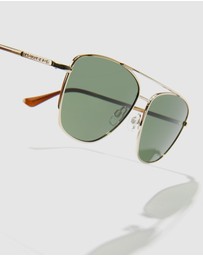 Hawkers Co - HAWKERS - Polarized Gold Aligator LAX Sunglasses for Men and Women UV400