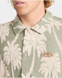 RVCA - Mens Palm Fall Short Sleeve Shirt