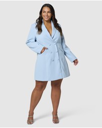 Pink Dusk by Curve Project - Kiss The Girl Tuxedo Dress
