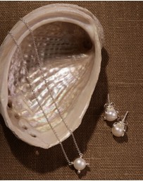 Najo - Moana Silver Pearl Necklace