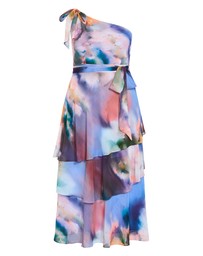 City Chic - Enchant Bouquet One Shoulder Maxi Dress