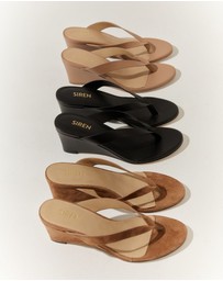 Siren - Charlize Thong Wedges